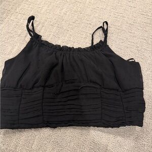 Forever 21 Black Textured Camisole